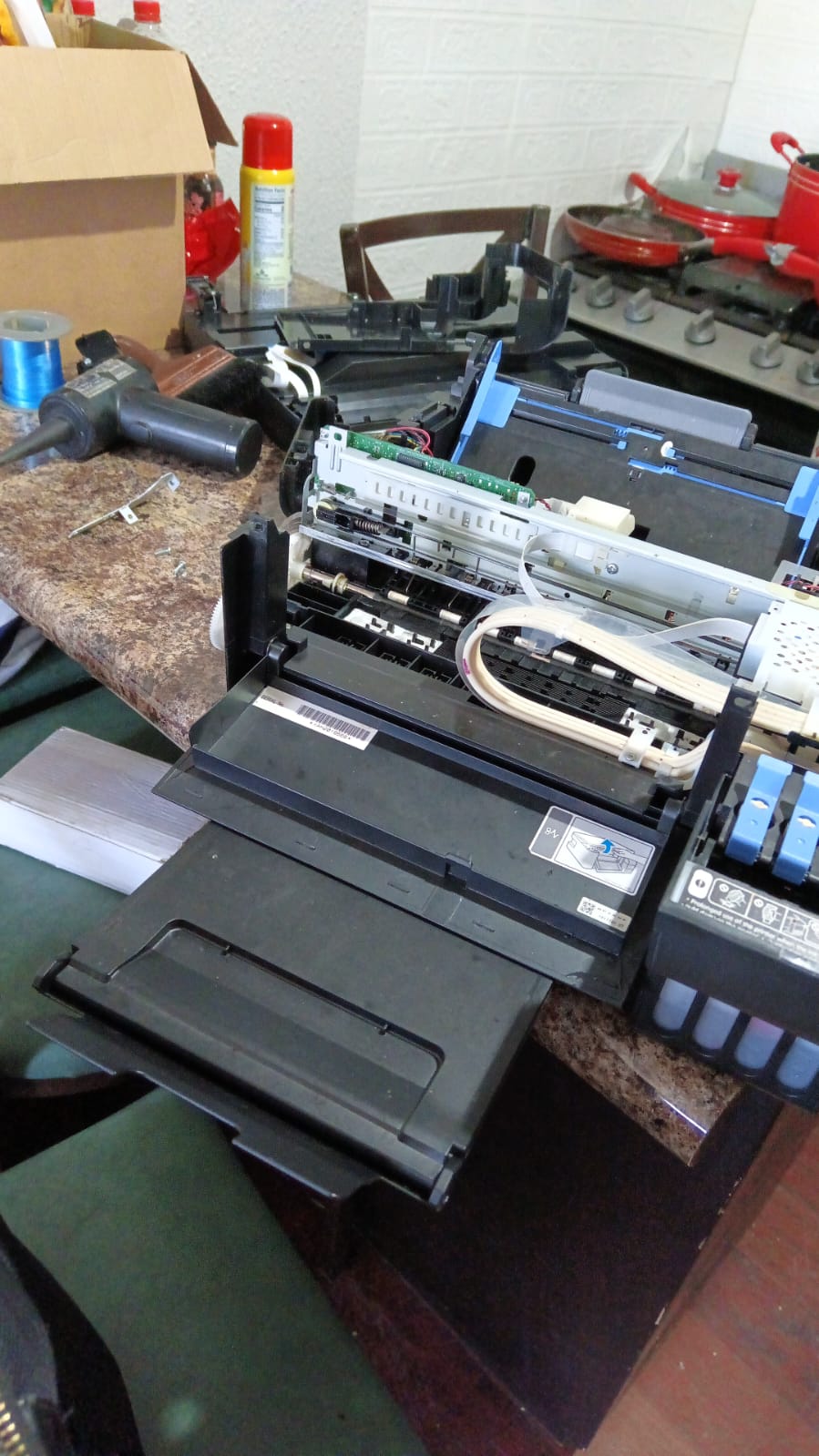 Impresora en proceso